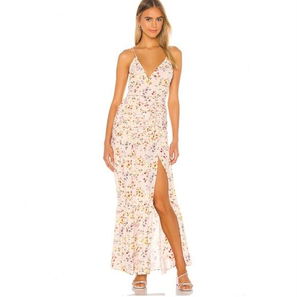 Lovers and Friends The Leanne Maxi Dress in Multi Poppy Floral Small - Picture 1 of 10